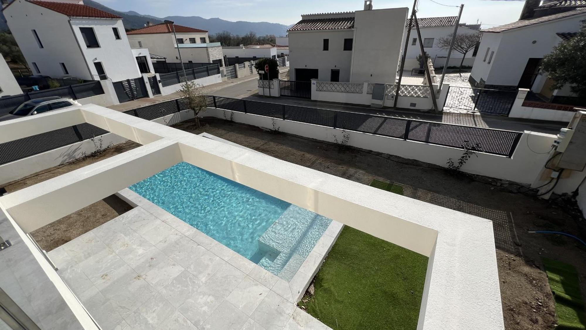 Casa Moderna Roses Con Piscina Y Jardin Mas Bosca, Roses Βίλα Palau Saverdera Εξωτερικό φωτογραφία