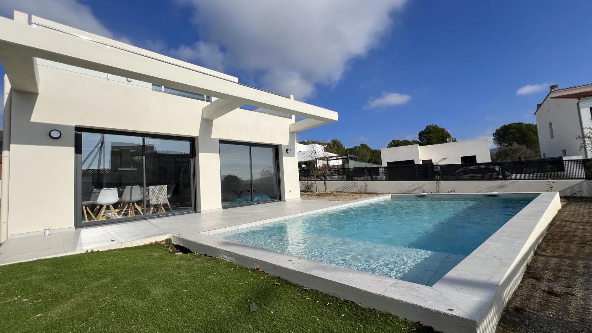 Casa Moderna Roses Con Piscina Y Jardin Mas Bosca, Roses Βίλα Palau Saverdera Εξωτερικό φωτογραφία