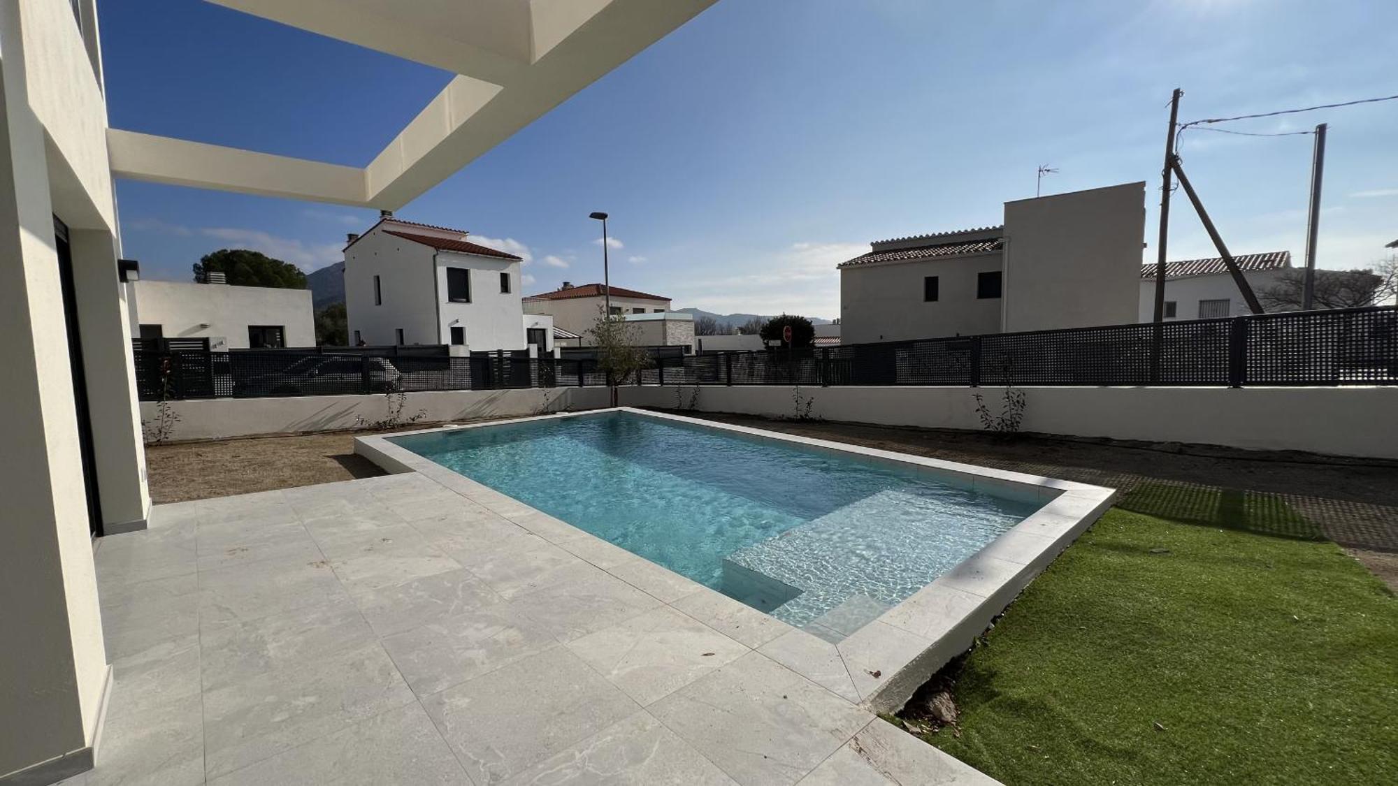 Casa Moderna Roses Con Piscina Y Jardin Mas Bosca, Roses Βίλα Palau Saverdera Εξωτερικό φωτογραφία
